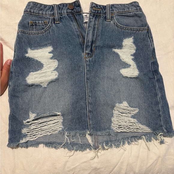 Hollister Dresses & Skirts - Hollister Blue Mini Skirt